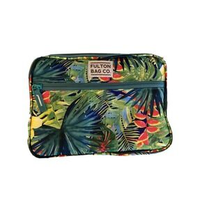 Fulton Bag Co Lunch Box Green Tropical Floral Insulated Cooler Bag 9-61325-68-09